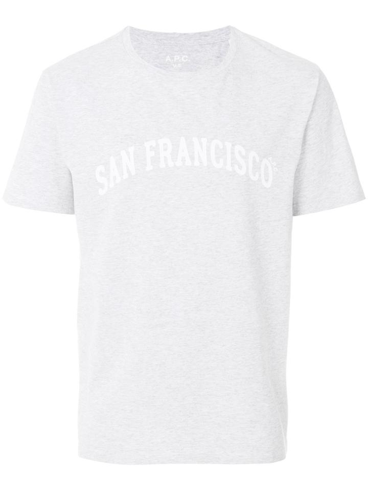 A.p.c. San Francisco T-shirt - Grey