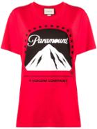 Gucci Paramount Logo T-shirt - Red