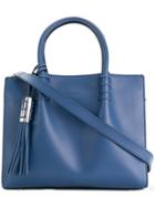 Tod's Lady Moc Small Tote - Blue