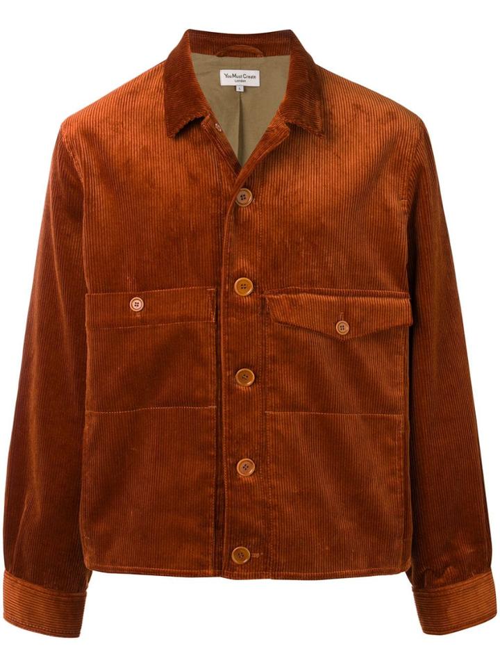 Ymc Corduroy Jacket - Brown