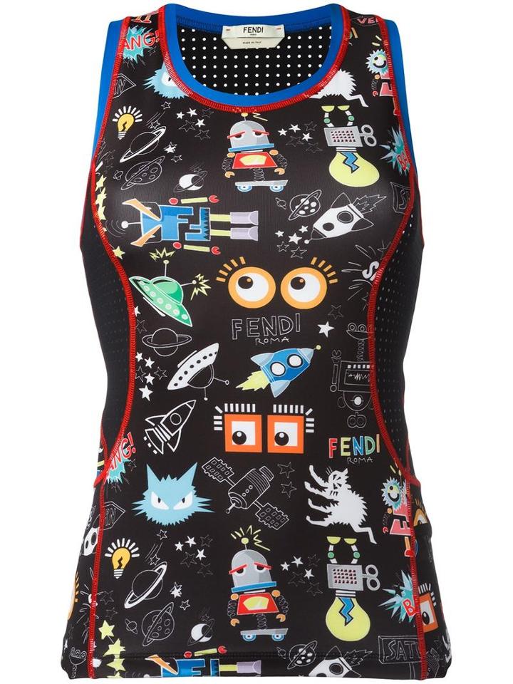 Fendi Fendi Monster Sport Tank Top, Women's, Size: 38
