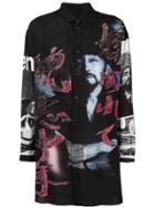 Yohji Yamamoto Graphic Print Shirt - Black