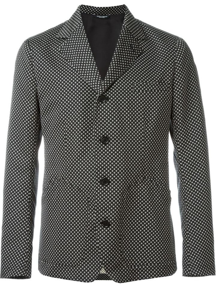 Dolce & Gabbana Jacquard Tie Blazer