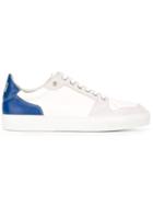Ami Alexandre Mattiussi Panelled Sneakers, Men's, Size: 39, Blue, Leather/rubber/suede