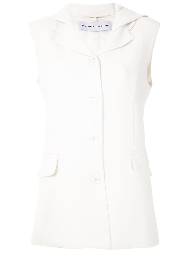 Gloria Coelho Hooded Vest - White