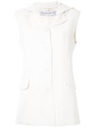 Gloria Coelho Hooded Vest - White