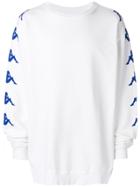 Paura Kappa Logo Sweatshirt - White