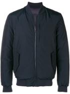 Woolrich Classic Zipped Bomber Jacket - Blue
