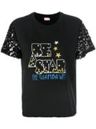 Giamba Sequin Embellished T-shirt - Black