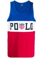Polo Ralph Lauren Logo Print Tank T-shirt - Blue