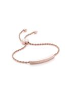 Monica Vinader Rp Linear Diamond Chain Bracelet - Gold