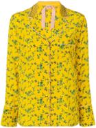 No21 Floral Print Long-sleeve Blouse - Yellow