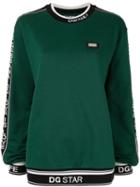 Dolce & Gabbana Slogan Knitted Sweater - Green