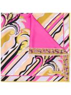Emilio Pucci Guanabana Print Silk Square Scarf - Pink