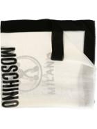 Moschino Moschino Milano Print Scarf, Women's, White, Silk