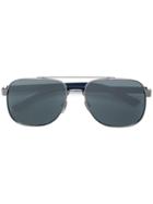 Gucci Eyewear Aviator Shaped Sunglasses - Blue