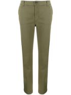 Current/elliott Tapered Leg Cropped Trousers - Green