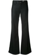 Armani Jeans - Wide-leg Trousers - Women - Polyester/spandex/elastane/viscose - 28, Black, Polyester/spandex/elastane/viscose
