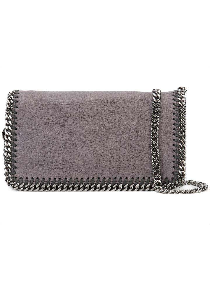 Stella Mccartney - 'falabella' Shoulder Bag - Women - Polyester - One Size, Grey, Polyester