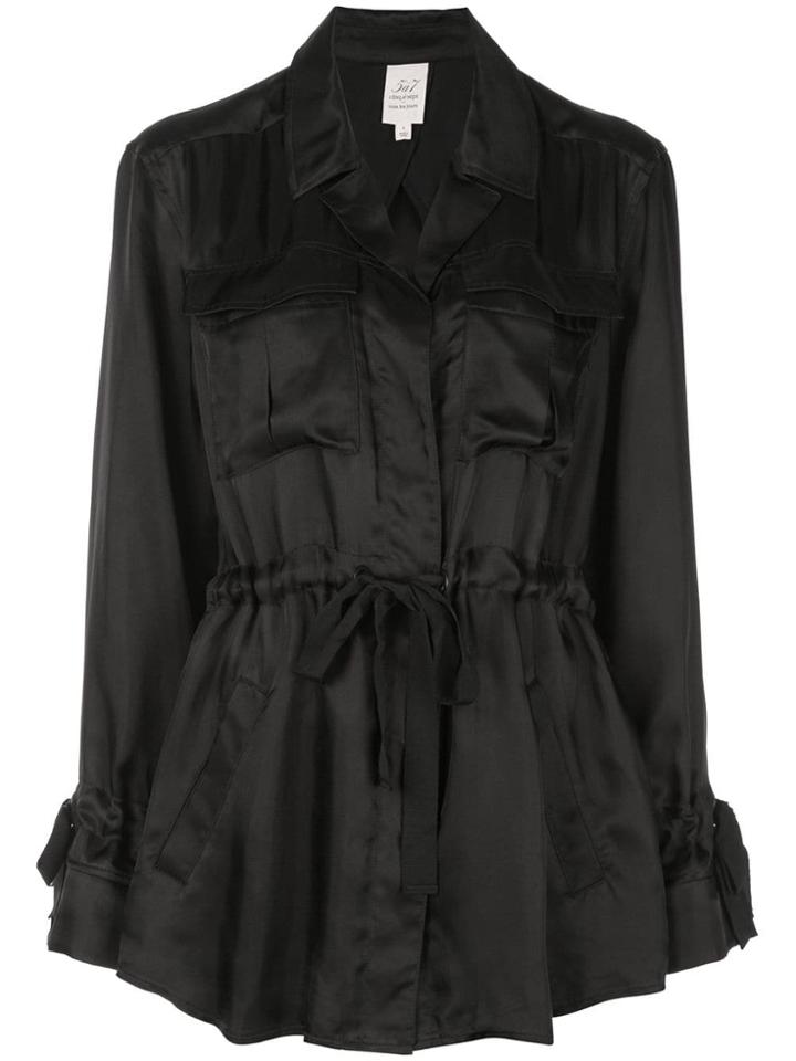 Cinq A Sept Twill Mathieu Jacket - Black