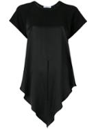 Blumarine - Tie Knot T-shirt - Women - Polyamide/viscose - S, Women's, Black, Polyamide/viscose