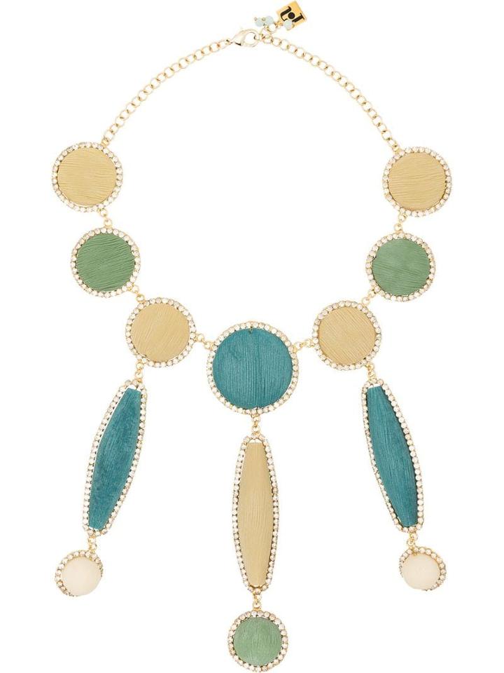 Rosantica Multi-bead Drop Necklace - Multicoloured