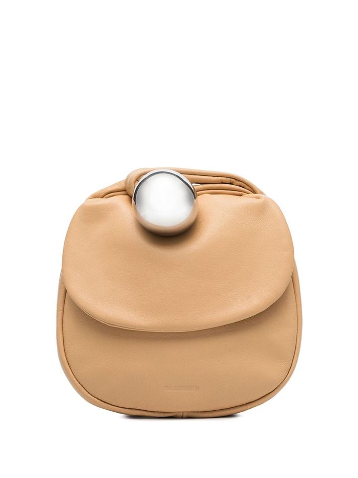 Jil Sander Sphere Metal Ball Bag - Neutrals