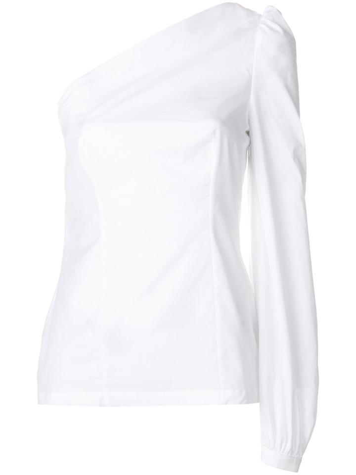 Racil One-sleeve Blouse - White