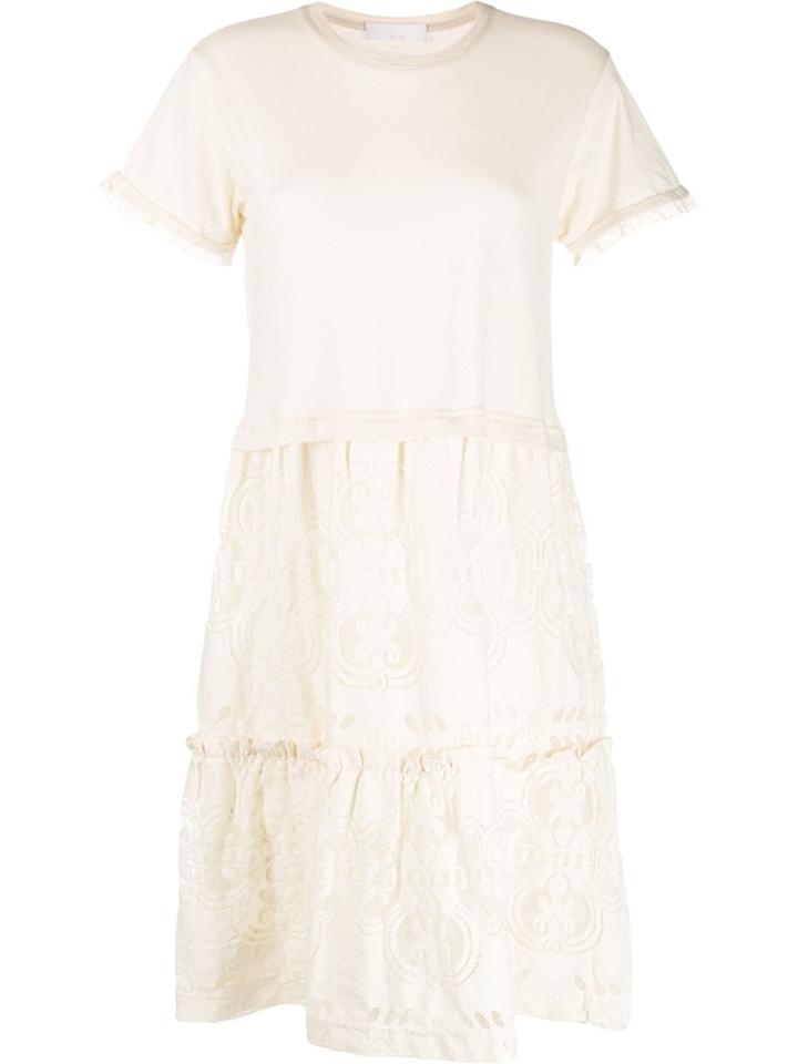 P.a.r.o.s.h. Layered Style Dress - White