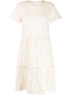 P.a.r.o.s.h. Layered Style Dress - White