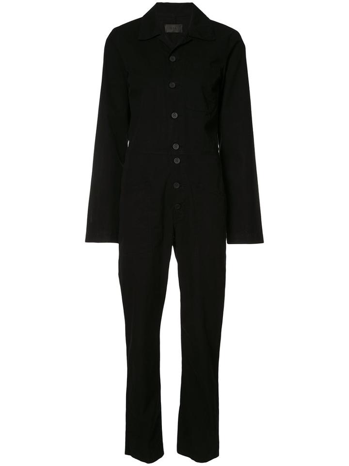 Rta - Maverick Jumpsuit - Women - Cotton - 2, Black, Cotton