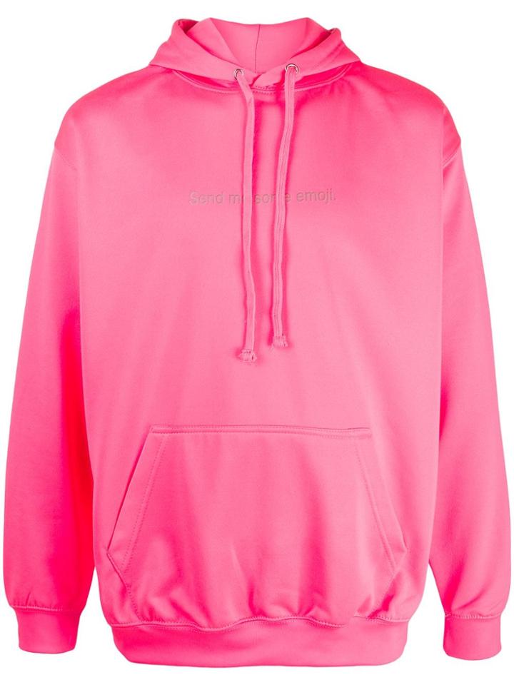 F.a.m.t. Printed Slogan Hoodie - Pink