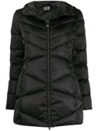 Ea7 Emporio Armani Short Puffer Jacket - Black