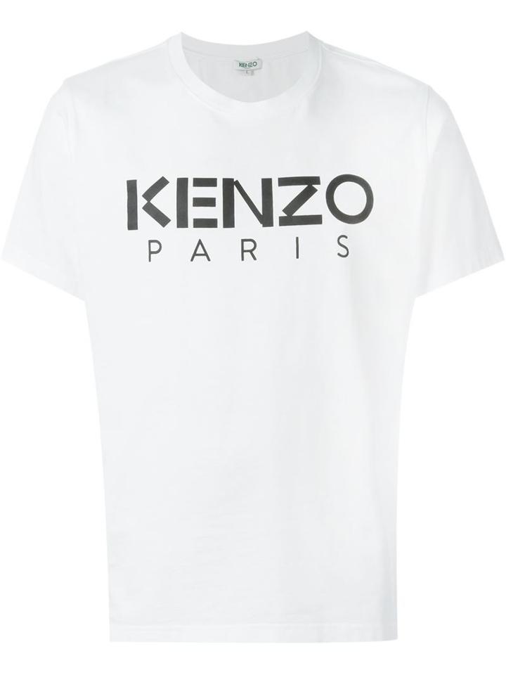 Kenzo Kenzo Paris T-shirt, Men's, Size: L, White, Cotton