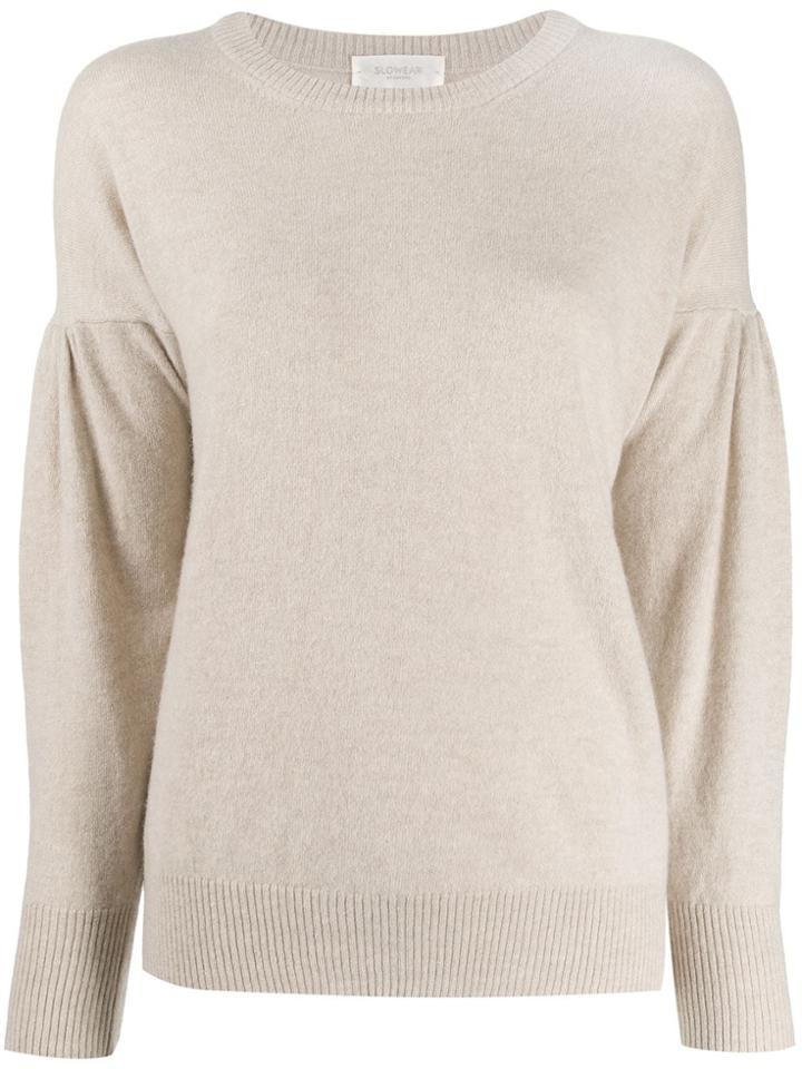 Zanone Loose-fit Jumper - Neutrals