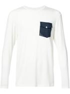 United Rivers Denim Pocket T-shirt - White