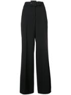 Oscar De La Renta Flared Tailored Trousers - Black
