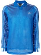 Adidas Originals By Alexander Wang Long Sleeve Polo - Blue