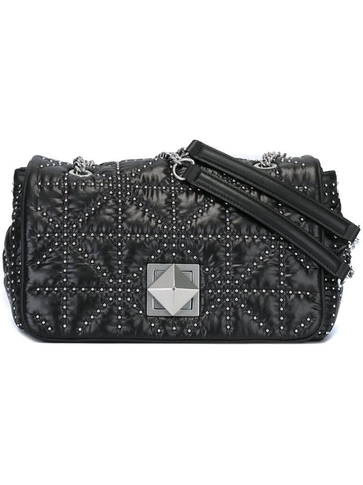 Sonia Rykiel Quilted Shoulder Bag, Women's, Black, Polyester/leather