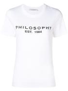 Philosophy Di Lorenzo Serafini Printed Logo T-shirt - White