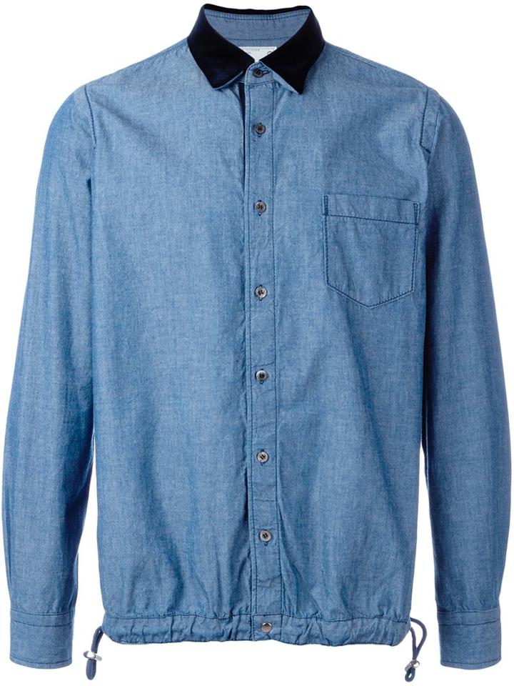 Sacai Denim Drawstring Shirt