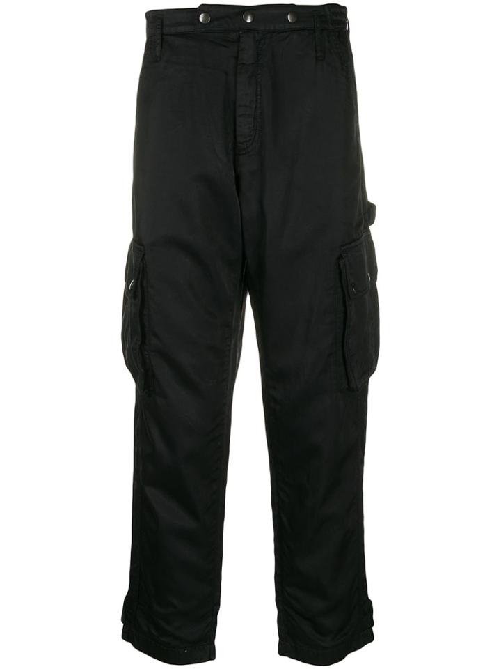 Faith Connexion Hydro Cargo Trousers - Black