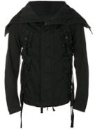 D.gnak Fitted Cargo Jacket - Black