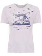 Martha Medeiros Printed T-shirt - Pink & Purple