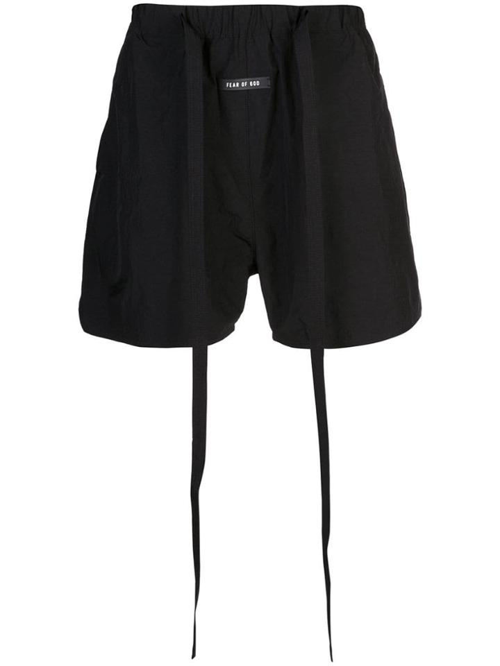 Fear Of God Tie Waist Shorts - Black
