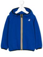 K Way Kids - Logo Print Hooded Jacket - Kids - Cotton/polyester - 8 Yrs, Blue