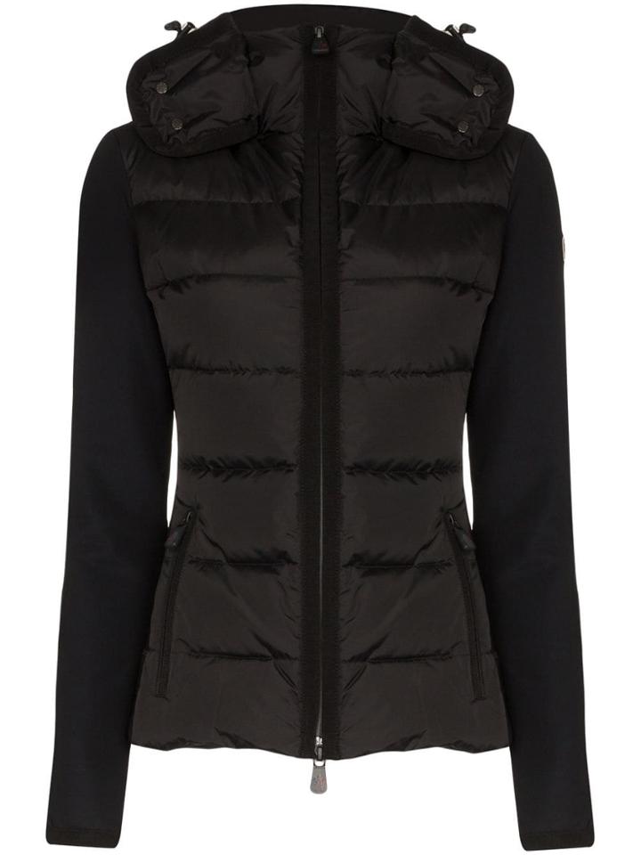 Moncler Grenoble Padded Panel Puffer Jacket - Black