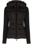Moncler Grenoble Padded Panel Puffer Jacket - Black