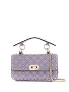 Valentino Valentino Garavani Rockstud Quilted Mini Bag - Purple