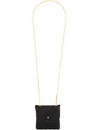 Chanel Vintage Mini Pouch Necklace - Black